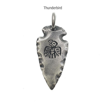 Spearhead Sterling Silver Pendant - Urcsilver - Viking Jewelry - Urcsilver