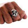 Mirror Skull Ring - Viking Jewelry - Urcsilver