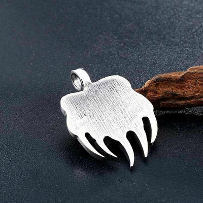 Viking Necklace - Bear Claw - Viking Jewelry - Urcsilver